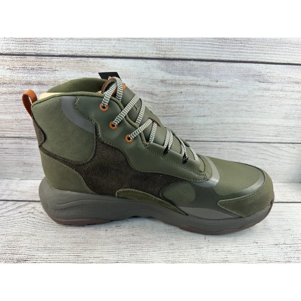 Teva Men's Dark Olive Taupe Geotrecca RP Waterproof Hiking Boots Size 11.5